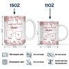 Chinoiserie Toile I Wish We Lived Closer - Personalized Mug Chinoiserie Toile I Wish We Lived Closer - Personalized Mug