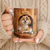 Choco, Cute Dog In A Cozy Dog House - Personalized Custom Coffee Mug - DOG135_MG