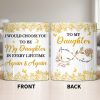 Choose You To Be My Daughter In Every Lifetime, Flowers, Butterflies - Personalized Custom Coffee Mug - NCE024_MG
