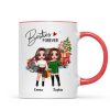 Christmas Best Friends Sisters Gifts Car Personalized Mug Christmas Best Friends Sisters Gifts Car Personalized Mug