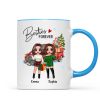 Christmas Best Friends Sisters Gifts Car Personalized Mug Christmas Best Friends Sisters Gifts Car Personalized Mug
