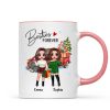 Christmas Best Friends Sisters Gifts Car Personalized Mug Christmas Best Friends Sisters Gifts Car Personalized Mug