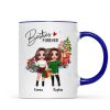 Christmas Best Friends Sisters Gifts Car Personalized Mug Christmas Best Friends Sisters Gifts Car Personalized Mug