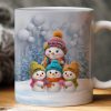 Christmas Blue Vibe Snowman Grandma Grandpa & Grandkids - Personalized Mug - Christmas Gift for Grandma Grandpa Christmas Blue Vibe Snowman Grandma Grandpa & Grandkids - Personalized Mug - Christmas Gift for Grandma Grandpa