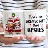 Christmas Doll Besties Sitting At Fireplace Personalized Mug Christmas Doll Besties Sitting At Fireplace Personalized Mug
