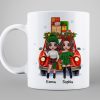 Christmas Gift Car Best Friends Sisters Personalized Mug Christmas Gift Car Best Friends Sisters Personalized Mug