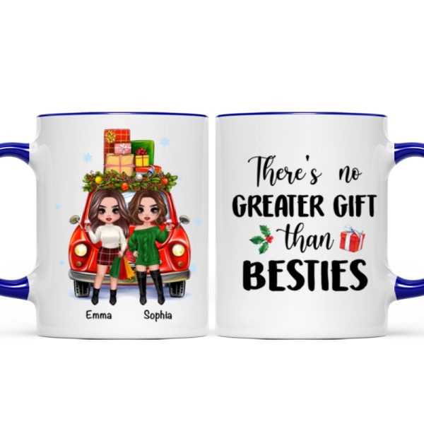 Christmas Gift Car Best Friends Sisters Personalized Mug Christmas Gift Car Best Friends Sisters Personalized Mug