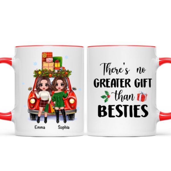 Christmas Gift Car Best Friends Sisters Personalized Mug Christmas Gift Car Best Friends Sisters Personalized Mug