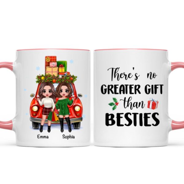 Christmas Gift Car Best Friends Sisters Personalized Mug Christmas Gift Car Best Friends Sisters Personalized Mug