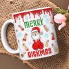 Christmas Gift For Movie Fans, Santa Claus Inflated White Coffee Mug 03OHQN110924