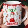 Christmas Gift For Movie Fans, Santa Claus Inflated White Coffee Mug 03OHQN110924