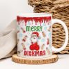 Christmas Gift For Movie Fans, Santa Claus Inflated White Coffee Mug 03OHQN110924