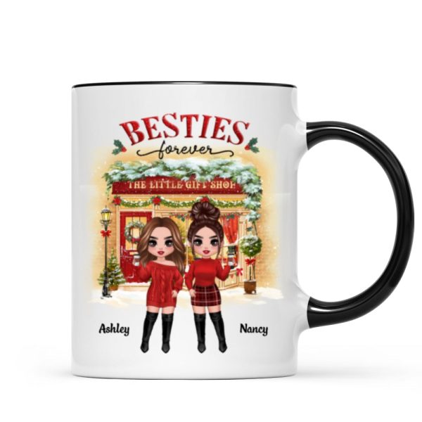 Christmas Gift Shop Best Friends Sisters Personalized Mug Christmas Gift Shop Best Friends Sisters Personalized Mug