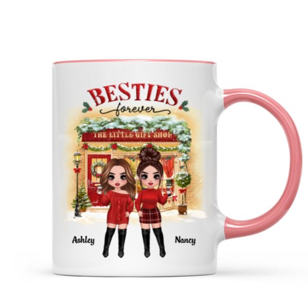 Christmas Gift Shop Best Friends Sisters Personalized Mug Christmas Gift Shop Best Friends Sisters Personalized Mug