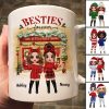 Christmas Gift Shop Best Friends Sisters Personalized Mug Christmas Gift Shop Best Friends Sisters Personalized Mug