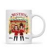 Christmas Gift Shop Best Friends Sisters Personalized Mug Christmas Gift Shop Best Friends Sisters Personalized Mug