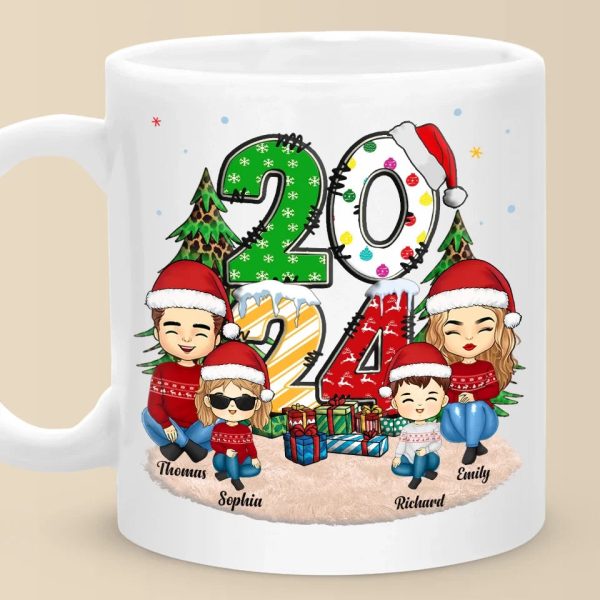 Christmas Joy Begins With Family - Family Personalized Custom Mug - Christmas Gift For Family Members Christmas Joy Begins With Family - Family Personalized Custom Mug - Christmas Gift For Family Members