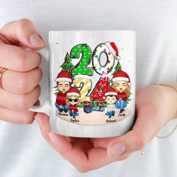 Christmas Joy Begins With Family - Family Personalized Custom Mug - Christmas Gift For Family Members Christmas Joy Begins With Family - Family Personalized Custom Mug - Christmas Gift For Family Members