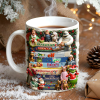 Christmas Movie Classics Stack - Personalized White Edge-to-Edge Mug HH01 Christmas Movie Classics Stack - Personalized White Edge-to-Edge Mug HH01
