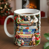 Christmas Movie Classics Stack - Personalized White Edge-to-Edge Mug HH01 Christmas Movie Classics Stack - Personalized White Edge-to-Edge Mug HH01