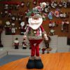 Christmas Plush Doll Set - Snowman & Santa for Festive Home Decor
