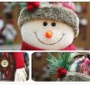 Christmas Plush Doll Set - Snowman & Santa for Festive Home Decor