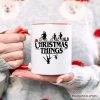 Christmas Things Retro Personalized Mug, Handmade Soft Holiday Gift with Custom Name Christmas Things Retro Personalized Mug, Handmade Soft Holiday Gift with Custom Name