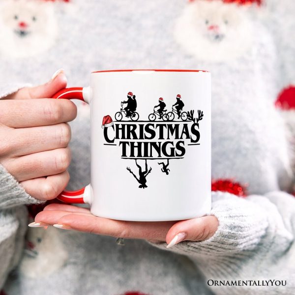 Christmas Things Retro Personalized Mug, Handmade Soft Holiday Gift with Custom Name Christmas Things Retro Personalized Mug, Handmade Soft Holiday Gift with Custom Name