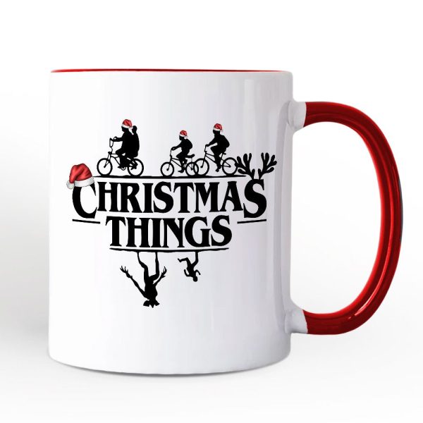 Christmas Things Retro Personalized Mug, Handmade Soft Holiday Gift with Custom Name Christmas Things Retro Personalized Mug, Handmade Soft Holiday Gift with Custom Name