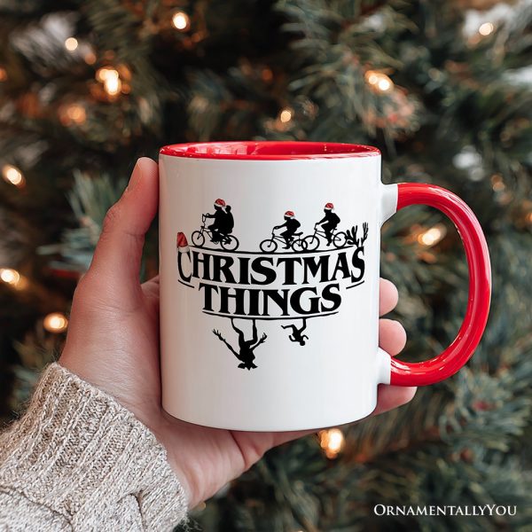 Christmas Things Retro Personalized Mug, Handmade Soft Holiday Gift with Custom Name Christmas Things Retro Personalized Mug, Handmade Soft Holiday Gift with Custom Name