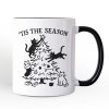 Christmas Tree Killer Cats Personalized Mug, Tis the Season Funny Holiday Gift with Custom Name Christmas Tree Killer Cats Personalized Mug, Tis the Season Funny Holiday Gift with Custom Name