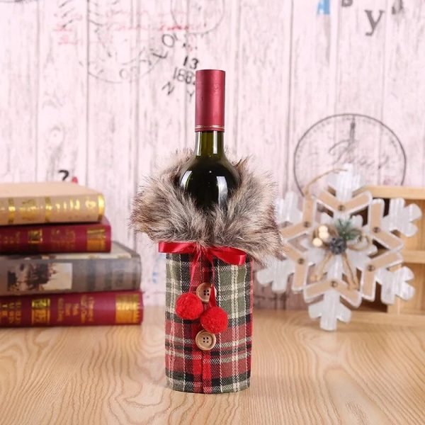 Christmas Wine Bottle Cover Christmas Wine Bottle Cover