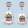 Christmas With My Family Is My Happy Place - Family Personalized Custom Mug - Christmas Gift For Family Members Christmas With My Family Is My Happy Place - Family Personalized Custom Mug - Christmas Gift For Family Members