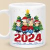 Christmas With My Family Is My Happy Place - Family Personalized Custom Mug - Christmas Gift For Family Members Christmas With My Family Is My Happy Place - Family Personalized Custom Mug - Christmas Gift For Family Members
