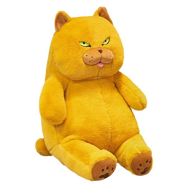Chubby Black Cat Plush Stuffed Toy Soft Decorative Pillow Chubby Black Cat Plush Stuffed Toy Soft Decorative Pillow