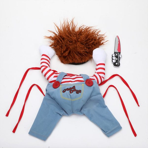 Chucky Halloween Dog Costume Chucky Halloween Dog Costume