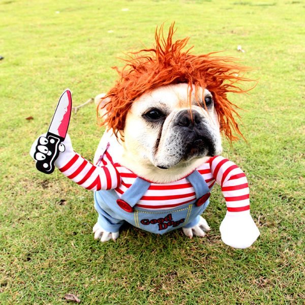 Chucky Halloween Dog Costume Chucky Halloween Dog Costume