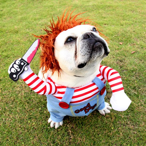 Chucky Halloween Dog Costume Chucky Halloween Dog Costume