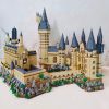 City Creative Medieval Magic Castle Series School Architecture Palace Model Building Blocks