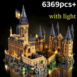 City Creative Medieval Magic Castle Series School Architecture Palace Model Building Blocks