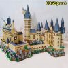 City Creative Medieval Magic School Castle Famous Architecture Palace Model Building Blocks