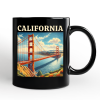 Classic California State Golden Gate Bridge Personalized Mug, San Francisco Bay Gift and Coastal Landmark Souvenir with Custom Name Classic California State Golden Gate Bridge Personalized Mug, San Francisco Bay Gift and Coastal Landmark Souvenir with Custom Name
