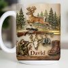 Classic Hunting Gear And Wildlife Imager - Personalized Custom Coffee Mug - HTG006_MG