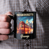 Classic Massachusetts State Old State House Personalized Mug, Colonial Landmark Gift and Boston Travel Keepsake Souvenir with Custom Name Classic Massachusetts State Old State House Personalized Mug, Colonial Landmark Gift and Boston Travel Keepsake Souvenir with Custom Name