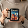 Classic Massachusetts State Old State House Personalized Mug, Colonial Landmark Gift and Boston Travel Keepsake Souvenir with Custom Name Classic Massachusetts State Old State House Personalized Mug, Colonial Landmark Gift and Boston Travel Keepsake Souvenir with Custom Name