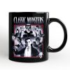Classic Monsters Black and White Personalized Mug, Retro Vintage Horror Gift with Custom Name Classic Monsters Black and White Personalized Mug, Retro Vintage Horror Gift with Custom Name