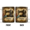 Classic Sewing Machine Design With Elegant Ornaments - Personalized Custom Coffee Mug - HOB020_MG Classic Sewing Machine Design With Elegant Ornaments - Personalized Custom Coffee Mug - HOB020_MG
