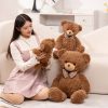 Classic Teddy Bear Plush with Bow 40–80cm Classic Teddy Bear Plush with Bow 40–80cm