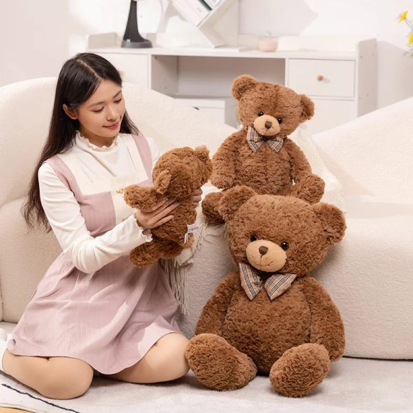 Classic Teddy Bear Plush with Bow 40–80cm Classic Teddy Bear Plush with Bow 40–80cm