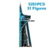 Classic Tower Battle 5201PCS Model Building Blocks Classic Tower Battle 5201PCS Model Building Blocks